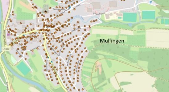 Übersichtskarte geplanter Breitbandausbau Mulfingen und Jagstberg