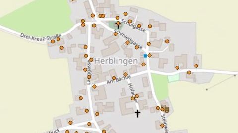 Übersichtskarte Breitbandausbau Fremdingen-Herblingen